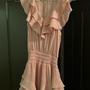 Mustard seed pleated romper